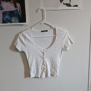 Brandy White Zelly Top